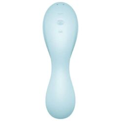 Comprar SATISFYER - CURVY TRINITY 5 ESTIMULADOR Y VIBRADOR APP AZUL al mejor precio - Envíos Discretos
