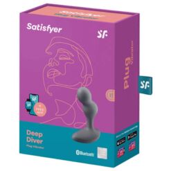 Comprar SATISFYER - DEEP DIVER PLUG VIBRADOR APP GRIS al mejor precio - Envíos Discretos