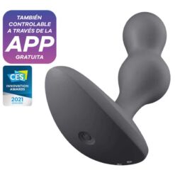 Comprar SATISFYER - DEEP DIVER PLUG VIBRADOR APP GRIS al mejor precio - Envíos Discretos