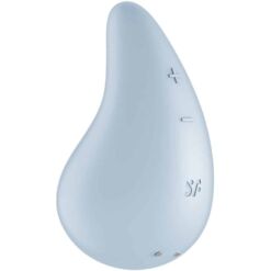 Comprar SATISFYER - DEW DROP VIBRADOR LAY-ON AZUL al mejor precio - Envíos Discretos