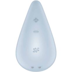 Comprar SATISFYER - DEW DROP VIBRADOR LAY-ON AZUL al mejor precio - Envíos Discretos