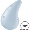 Comprar SATISFYER - DEW DROP VIBRADOR LAY-ON AZUL al mejor precio - Envíos Discretos