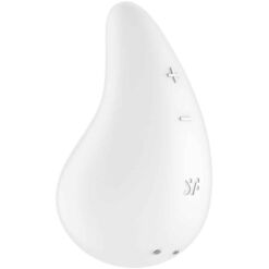 Comprar SATISFYER - DEW DROP VIBRADOR LAY-ON BLANCO al mejor precio - Envíos Discretos