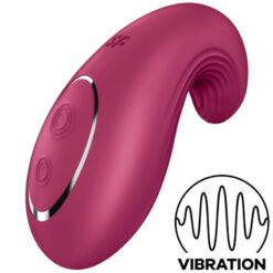 Comprar SATISFYER - DIPPING DELIGHT VIBRADOR LAY-ON ROJO al mejor precio - Envíos Discretos