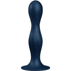Comprar SATISFYER - DOUBLE BALL-R DILDO SILICONA AZUL al mejor precio - Envíos Discretos