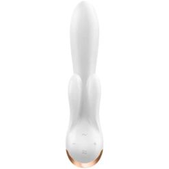 Comprar SATISFYER - DOUBLE FLEX VIBRADOR APP BLANCO al mejor precio - Envíos Discretos
