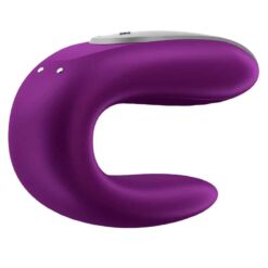 Comprar SATISFYER - DOUBLE FUN PARTNER VIBRADOR LILA al mejor precio - Envíos Discretos