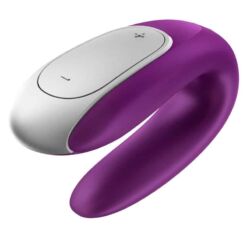 Comprar SATISFYER - DOUBLE FUN PARTNER VIBRADOR LILA al mejor precio - Envíos Discretos