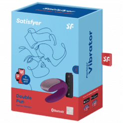 Comprar SATISFYER - DOUBLE FUN PARTNER VIBRADOR LILA al mejor precio - Envíos Discretos