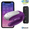 Comprar SATISFYER - DOUBLE FUN PARTNER VIBRADOR LILA al mejor precio - Envíos Discretos