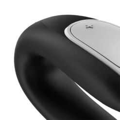Comprar SATISFYER - DOUBLE FUN PARTNER VIBRADOR NEGRO al mejor precio - Envíos Discretos