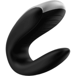 Comprar SATISFYER - DOUBLE FUN PARTNER VIBRADOR NEGRO al mejor precio - Envíos Discretos