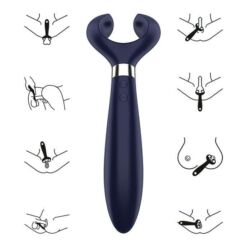 Comprar SATISFYER - ENDLESS FUN MULTI VIBRADOR 3 AZUL al mejor precio - Envíos Discretos