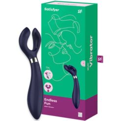 Comprar SATISFYER - ENDLESS FUN MULTI VIBRADOR 3 AZUL al mejor precio - Envíos Discretos