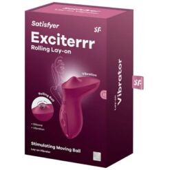 Comprar SATISFYER - EXCITERRR VIBRADOR LAY-ON CLÍTORIS FUCSIA al mejor precio - Envíos Discretos