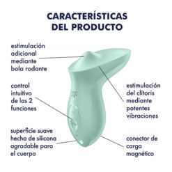 Comprar SATISFYER - EXCITERRR VIBRADOR LAY-ON CLÍTORIS MENTA al mejor precio - Envíos Discretos
