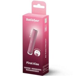 Comprar SATISFYER - FIRST KISS ESTIMULADOR CLÍTORIS POR ONDAS GRANATE al mejor precio - Envíos Discretos