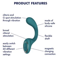 Comprar SATISFYER - G FOR FODDES 2 VIBRADOR RABBIT VERDE al mejor precio - Envíos Discretos