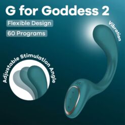 Comprar SATISFYER - G FOR FODDES 2 VIBRADOR RABBIT VERDE al mejor precio - Envíos Discretos