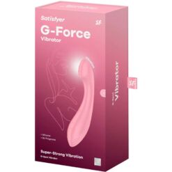 Comprar SATISFYER - G-FORCE ESTIMULADOR VIBRADOR PUNTO G ROSA al mejor precio - Envíos Discretos
