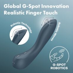 Comprar SATISFYER - G-SPOT WAVE 4 VIBRADOR 12 PROGRAMAS DE VIBRACIÓN GRIS OSCURO al mejor precio - Envíos Discretos