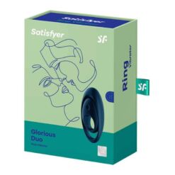 Comprar SATISFYER - GLORIOUS DUO ANILLO VIBRADOR AZUL al mejor precio - Envíos Discretos