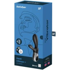 Comprar SATISFYER - HEAT CLIMAX+ VIBRADOR ANAL APP NEGRO al mejor precio - Envíos Discretos