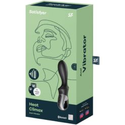 Comprar SATISFYER - HEAT CLIMAX VIBRADOR ANAL APP NEGRO al mejor precio - Envíos Discretos