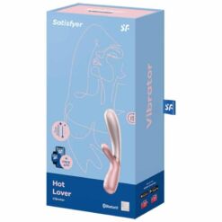 Comprar SATISFYER - HOT LOVER VIBRADOR ROSA & BEIGE al mejor precio - Envíos Discretos