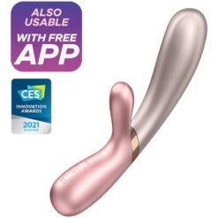 Comprar SATISFYER - HOT LOVER VIBRADOR ROSA & BEIGE al mejor precio - Envíos Discretos