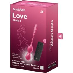 Comprar SATISFYER - LOVE BIRDS 2 BOLAS KEGEL VIBRADORAS + APP GRATUITA al mejor precio - Envíos Discretos