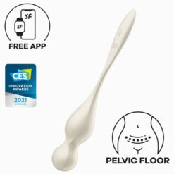 Comprar SATISFYER - LOVE BIRDS BOLAS KEGEL VIBRADORAS BLANCO al mejor precio - Envíos Discretos