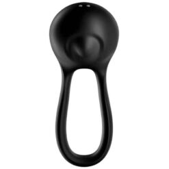 Comprar SATISFYER - MAJESTIC DUO ANILLO VIBRADOR NEGRO al mejor precio - Envíos Discretos