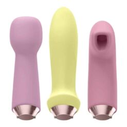 Comprar SATISFYER - MARVELOUS FOUR SET VIBRADOR & SUCCIONADOR al mejor precio - Envíos Discretos