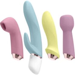Comprar SATISFYER - MARVELOUS FOUR SET VIBRADOR & SUCCIONADOR al mejor precio - Envíos Discretos