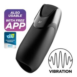 Comprar SATISFYER - MEN VIBRATION+ NEGRO al mejor precio - Envíos Discretos