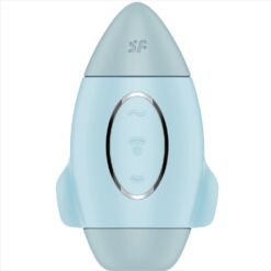 Comprar SATISFYER - MISSION CONTROL AZUL VIBRADOR PEQUEÑO DE DOBLE IMPULSO al mejor precio - Envíos Discretos