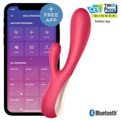Comprar SATISFYER - MONO FLEX ROJO CON APP al mejor precio - Envíos Discretos