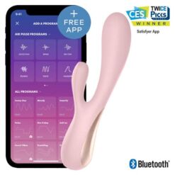 Comprar SATISFYER - MONO FLEX ROSA CON APP al mejor precio - Envíos Discretos