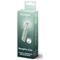Comprar SATISFYER - NAUGHTY KISS ESTIMULADOR CLÍTORIS POR ONDAS VERDE AGUA al mejor precio - Envíos Discretos