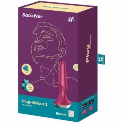Comprar SATISFYER - PLUG ILICIOUS 2 PLUG VIBRADOR BERRY al mejor precio - Envíos Discretos