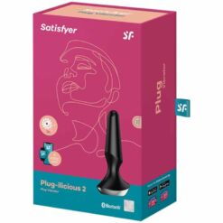 Comprar SATISFYER - PLUG ILICIOUS 2 PLUG VIBRADOR NEGRO al mejor precio - Envíos Discretos