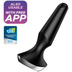Comprar SATISFYER - PLUG ILICIOUS 2 PLUG VIBRADOR NEGRO al mejor precio - Envíos Discretos