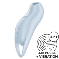 Comprar SATISFYER - POCKET PRO 1 ESTIMULADOR CLÍTORIS AZUL CLARO al mejor precio - Envíos Discretos