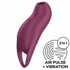 Comprar SATISFYER - POCKET PRO 1 ESTIMULADOR CLÍTORIS GRANATE al mejor precio - Envíos Discretos