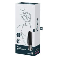 Comprar SATISFYER - POWER MASTURBATOR NEGRO Y PLATA al mejor precio - Envíos Discretos