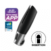 Comprar SATISFYER - POWER MASTURBATOR NEGRO Y PLATA al mejor precio - Envíos Discretos