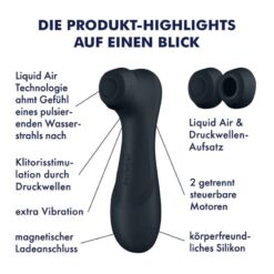 Comprar SATISFYER - PRO 2 GENERACIÓN 3 LIQUID AIR TECHNOLOGY NEGRO al mejor precio - Envíos Discretos