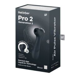 Comprar SATISFYER - PRO 2 GENERACIÓN 3 NEGRO BLUETOOTH & APP al mejor precio - Envíos Discretos