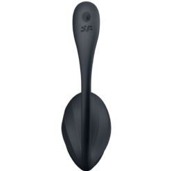 Comprar SATISFYER - RIBBED PETAL ESTIMULADOR PUNTO G CONTROL REMOTO NEGRO APP GRATUITA al mejor precio - Envíos Discretos